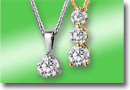 preset diamond pendants