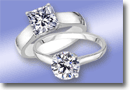 preset diamond engagement rings